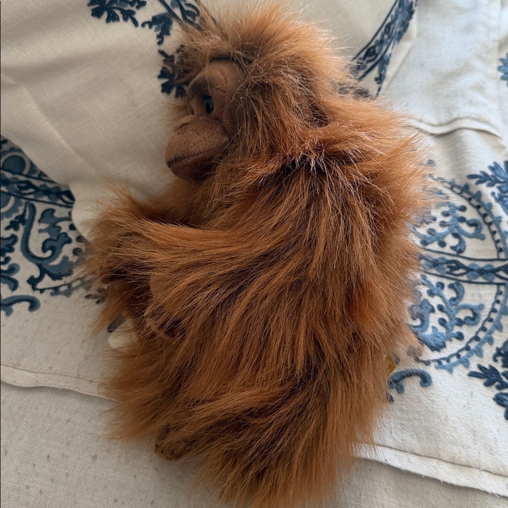 Plush Orangutan Stuffed Animal Toy - Brown - Picture 7 of 9